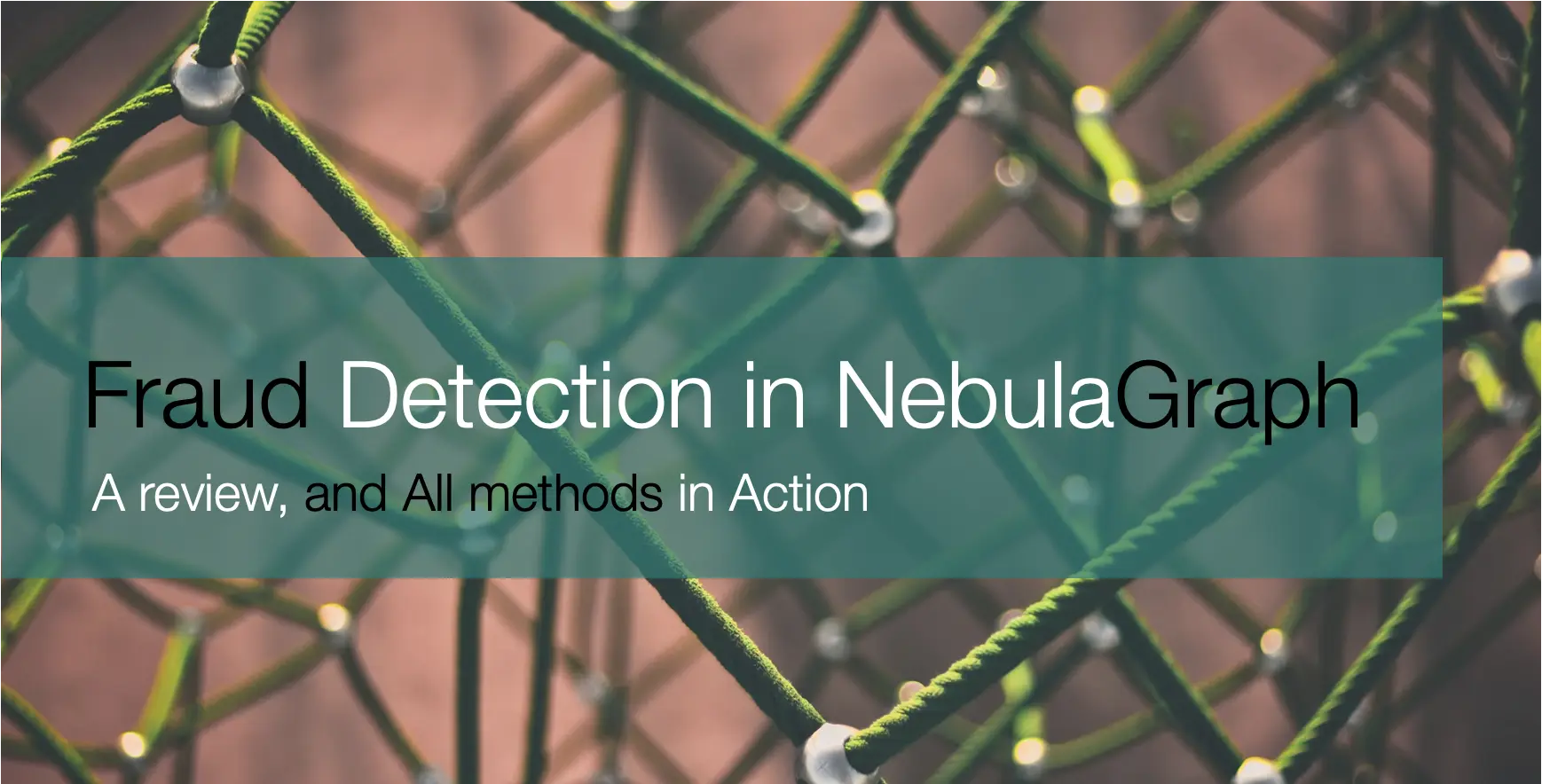 This is a review of Fraud Detection methods based on graph algorithms, graph databases, machine learning, and graph neural networks on NebulaGraph, and in addition to an introduction to the basic methodological ideas, I've also got a Playground you can run. it's worth mentioning that this is the first time I've introduced you to the Nebula-DGL project 😁.